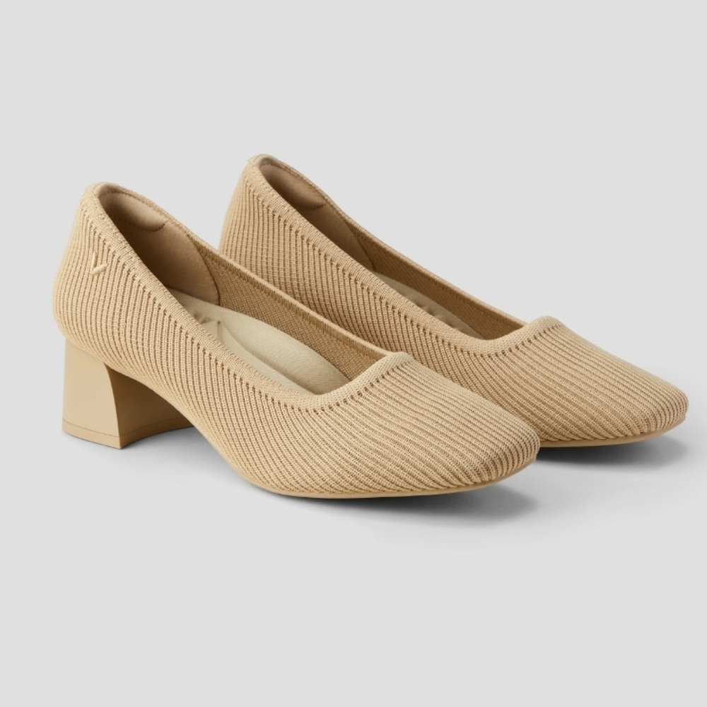 Vivaia Melody Square Toe Pumps